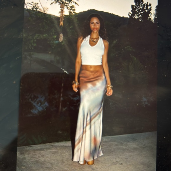 Dolce golden maxi skirt - Picture 2 of 2
